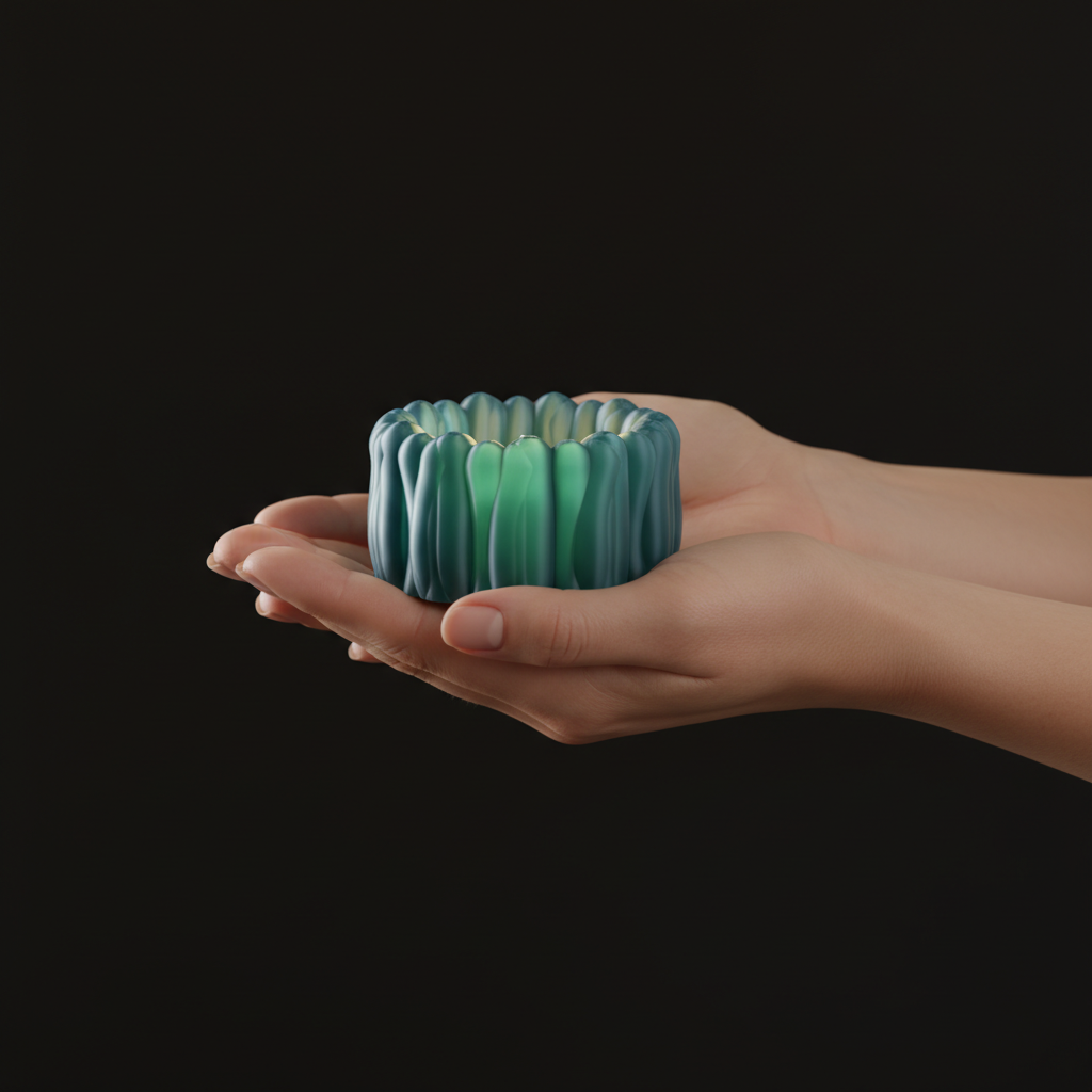 Organic LED Tealight Holder – 3D Printed Ambient Light Decor